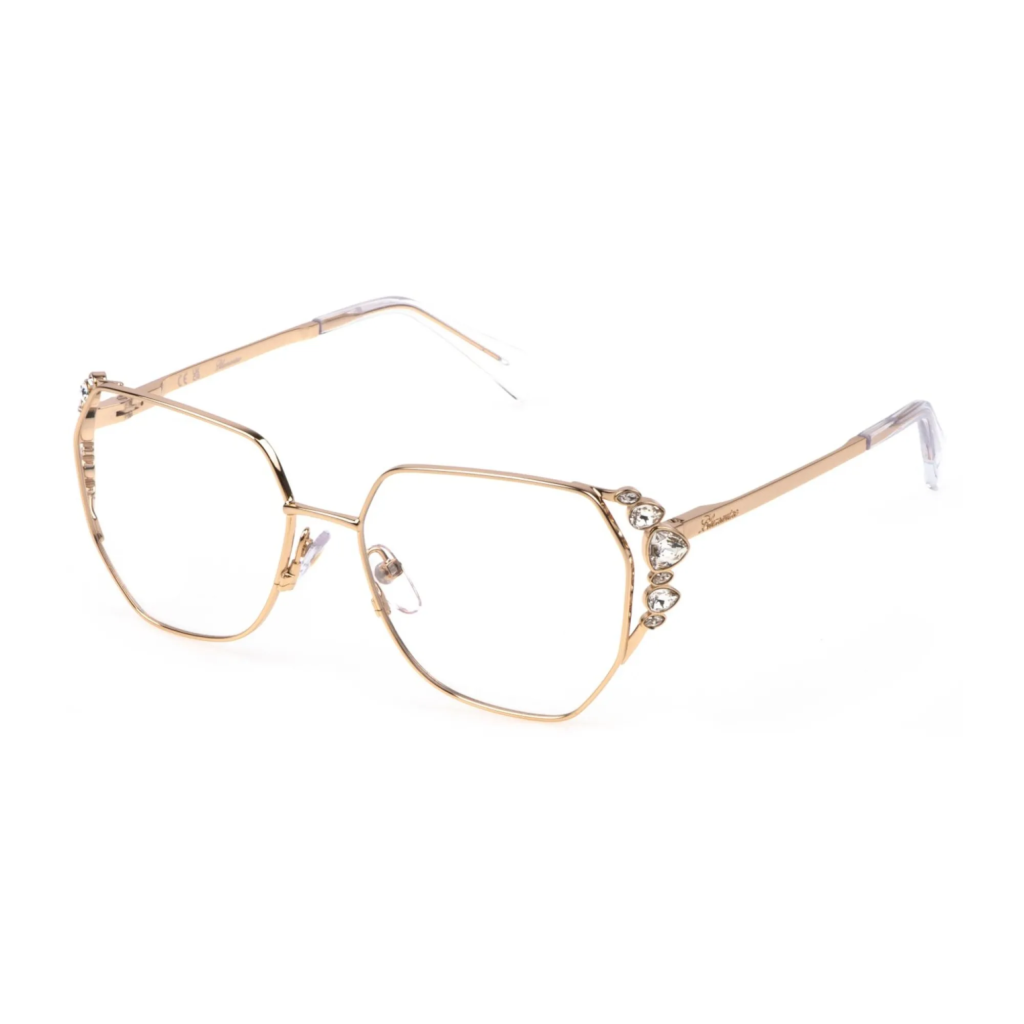   Blumarine VBM211V - 0300 Oro Rosa Lucido Totale | Occhiale Da Vista Donna 