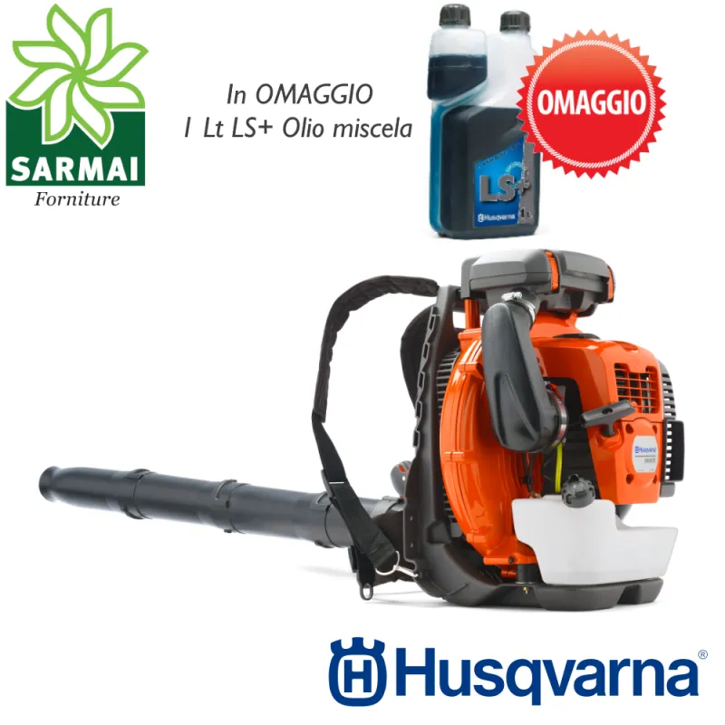 HUSQVARNA 580BTS SOFFIATORE A ZAINO SPALLA PROFESSIONALE X-TORQ 76cc