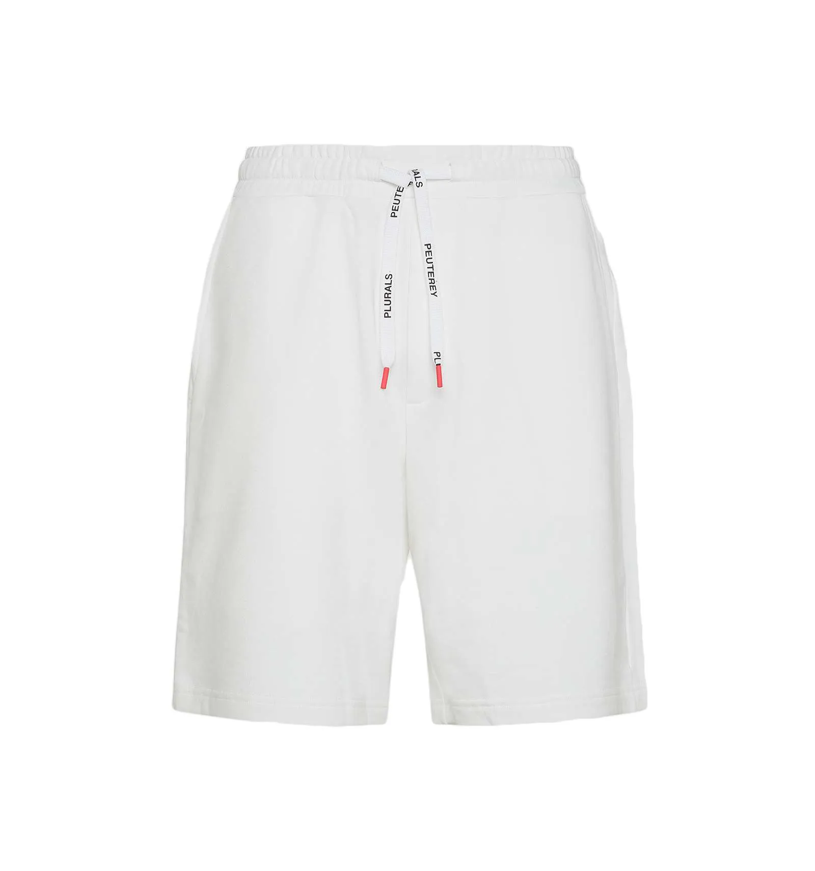 PEUTEREY uomo THURSO 730 bermuda pantaloncino ricamo PLURALS bianco