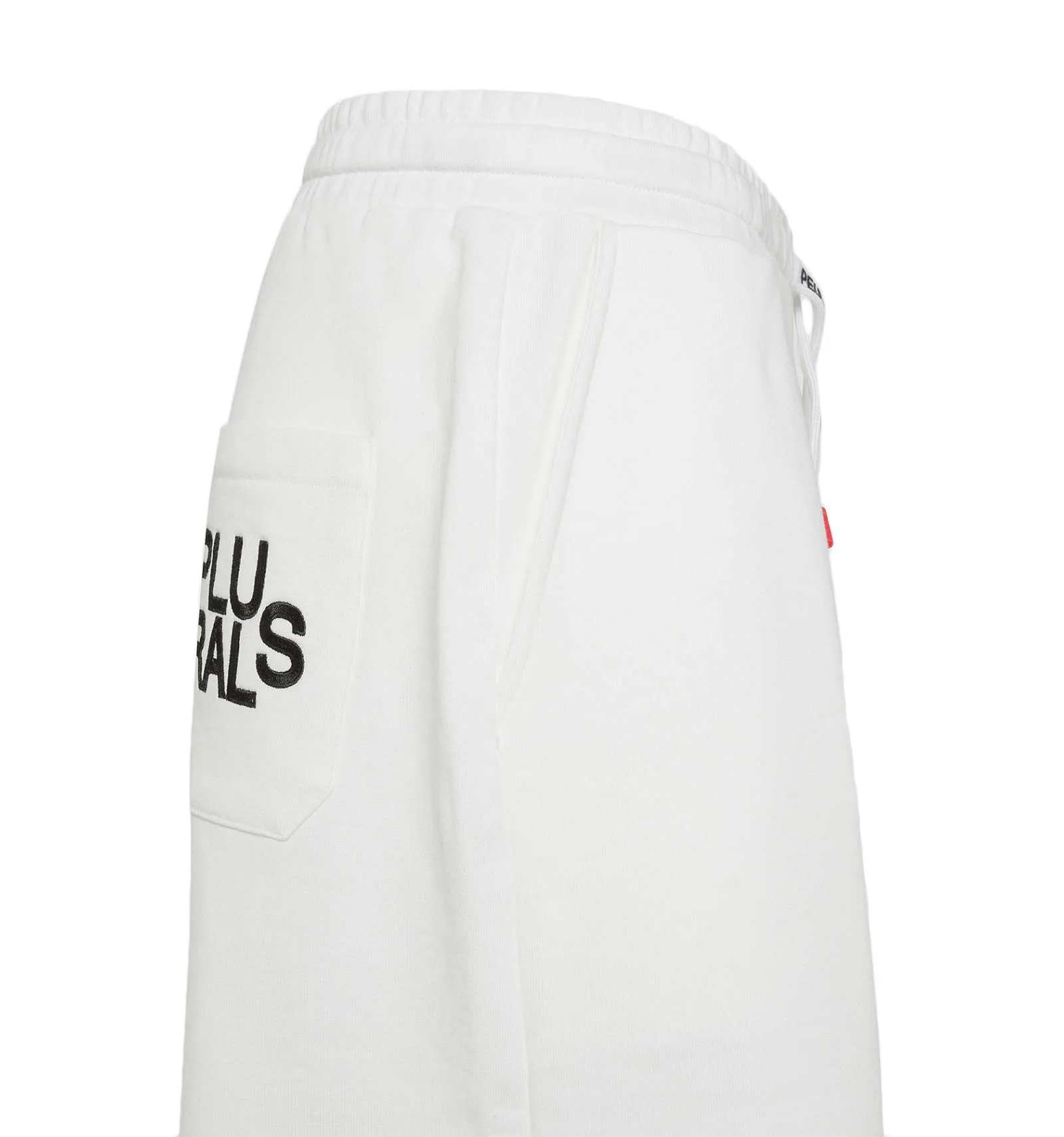 PEUTEREY uomo THURSO 730 bermuda pantaloncino ricamo PLURALS bianco