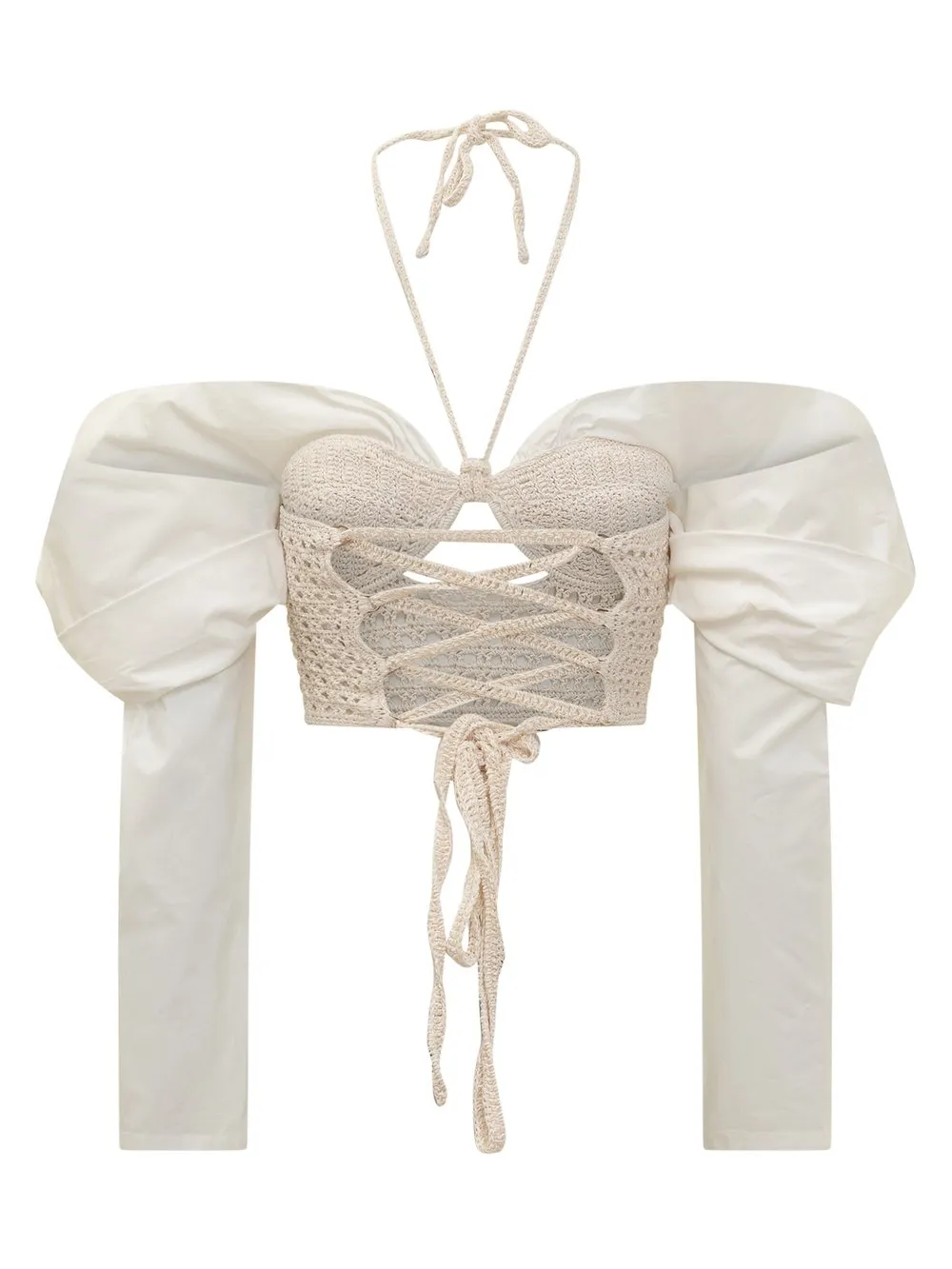 THE MANNEI Camicia Maniche a Palloncino 